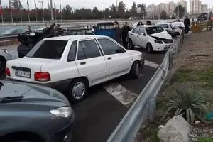 تصادف زنجیره‌ای هولناک در جاده این استان / تعداد کشته ها
