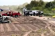 سقوط مرگبار بالگرد نظامی آمریکا + عکس 