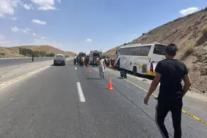 واژگونی هولناک اتوبوس در گردنه حیران/ جزئیات