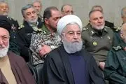 حضور حسن روحانی در دیدار مسئولان و کارگزاران نظام با رهبرانقلاب
