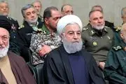 حضور حسن روحانی در دیدار مسئولان و کارگزاران نظام با رهبرانقلاب