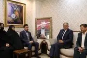 وزیر فرهنگ لبنان به منزل حسین امیرعبداللهیان رفت + عکس 