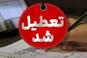 مدارس و دانشگاه‌ها تا آخر هفته تعطیل شد