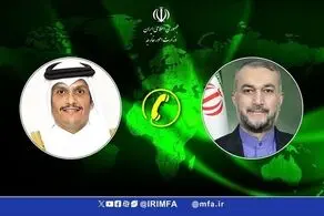 رایزنی تلفنی وزرای خارجه ایران و قطر