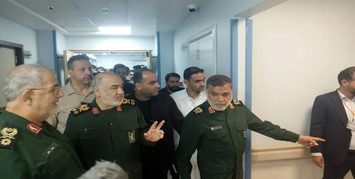 سردار سلامی بیمارستان افتتاح کرد+ببینید