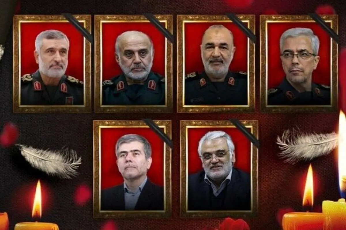 دعوت از مردم برای تشییع پیکر شهدای اقتدار ایران