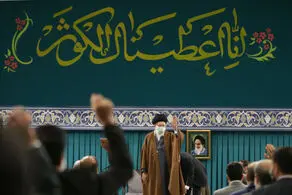 در حاشیه دیدار مداحان با رهبر انقلاب