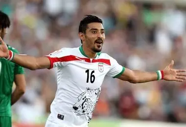 سلفی رضا گوچی با اسطوره رئال مادرید