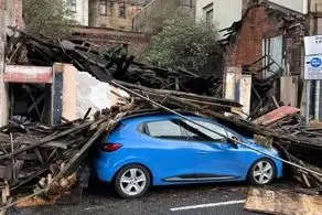 طوفان امی زندگی مردم را فلج کرد + عکس 