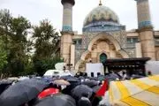 خروش تهرانی ها در زیر باران + ببینید