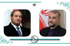 گفت‌وگوی تلفنی وزرای امور خارجه ایران و سوریه