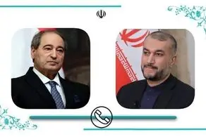 گفت‌وگوی تلفنی وزرای امور خارجه ایران و سوریه