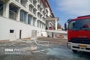 انفجار شدید در هتل اسپیناس/ اولین تصاویر