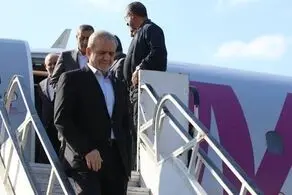 پزشکیان وارد استان مازندران شد