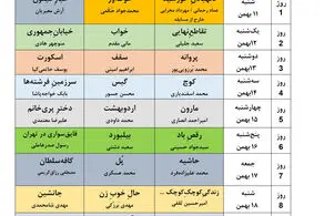 فیلم‌های نوروز امسال را جدی و بدون لبخند چیدند