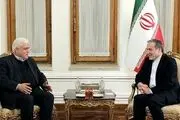 دیدار رئیس هیات حشد الشعبی عراق با وزیر امور خارجه 