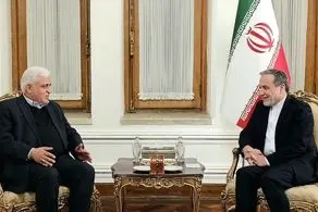 دیدار رئیس هیات حشد الشعبی عراق با وزیر امور خارجه 