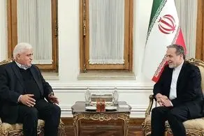 دیدار رئیس هیات حشد الشعبی عراق با وزیر امور خارجه 