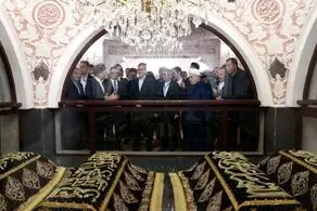 پزشکیان حرم حضرت بی‌بی هیبت (س) را در باکو زیارت کرد