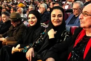 لحظات احساسی مستانه مهاجر و مریلا زارعی در اختتامیه جشنواره/ فیلم