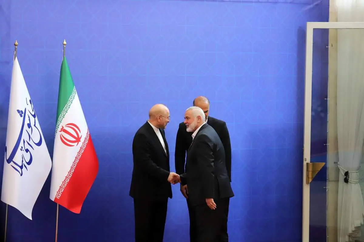 آخرین تصاویر از حضور اسماعیل هنیه در تهران + ببینید