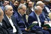 حضور رئیس جمهور در مراسم ختم همسر و دو فرزند سقاب اصفهانی 