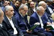 حضور رئیس جمهور در مراسم ختم همسر و دو فرزند سقاب اصفهانی 