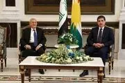 بارزانی خیال رئیس جمهور عراق را راحت کرد
