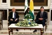 بارزانی خیال رئیس جمهور عراق را راحت کرد