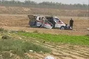 در پی حمله هوایی یک آمبولانس تکه تکه شد + عکس 