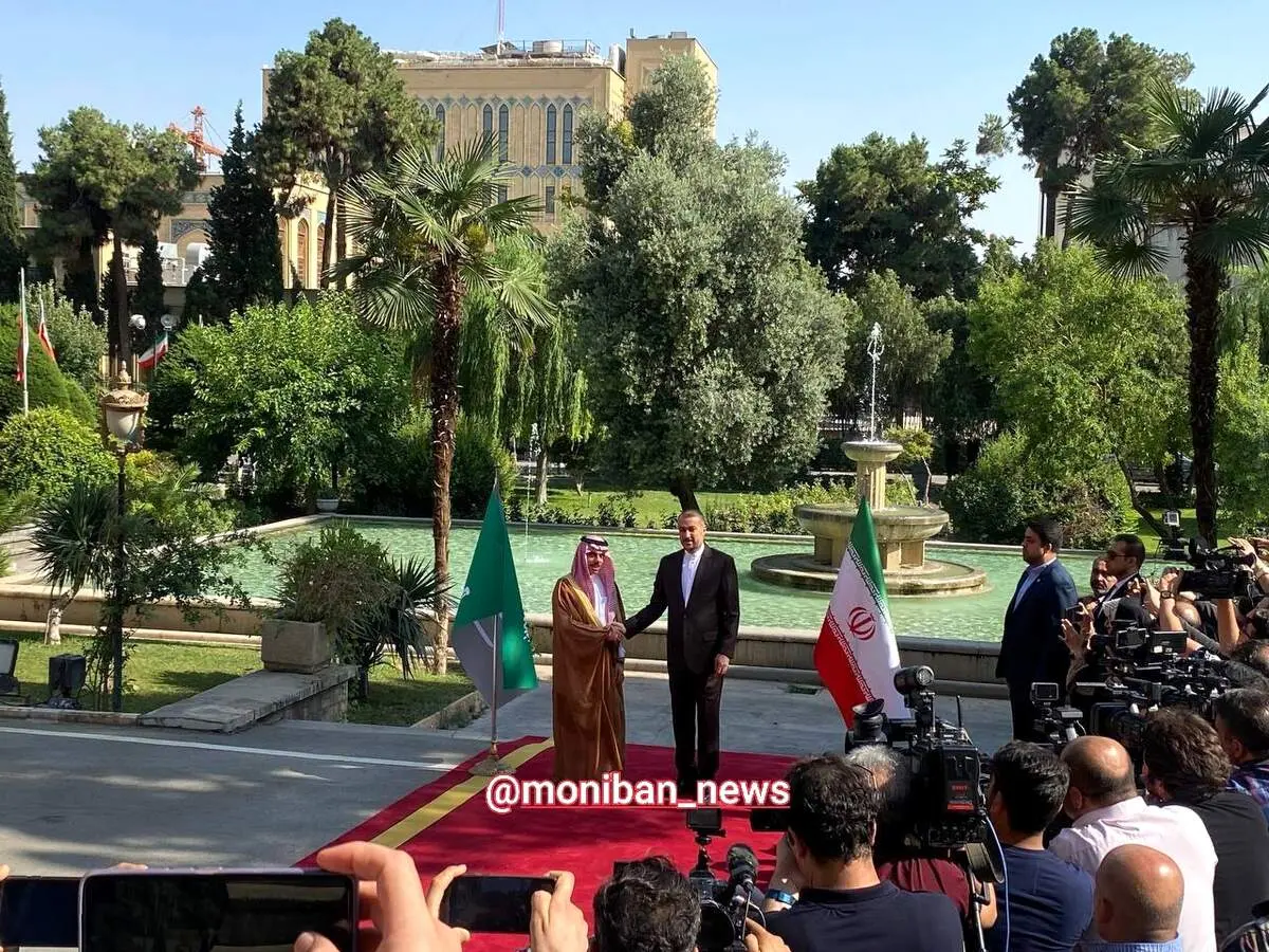امیرعبداللهیان از وزیر خارجه عربستان استقبال کرد