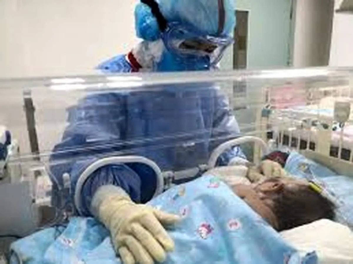 نوزاد ۸ماهه درگیر کرونا شد