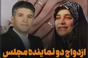 دو نماینده فعلی مجلس با هم ازدواج کردند + عکس