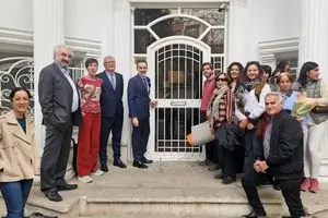 بازگشایی سفارت اسپانیا در تهران با حضور سفیر مادرید + عکس 