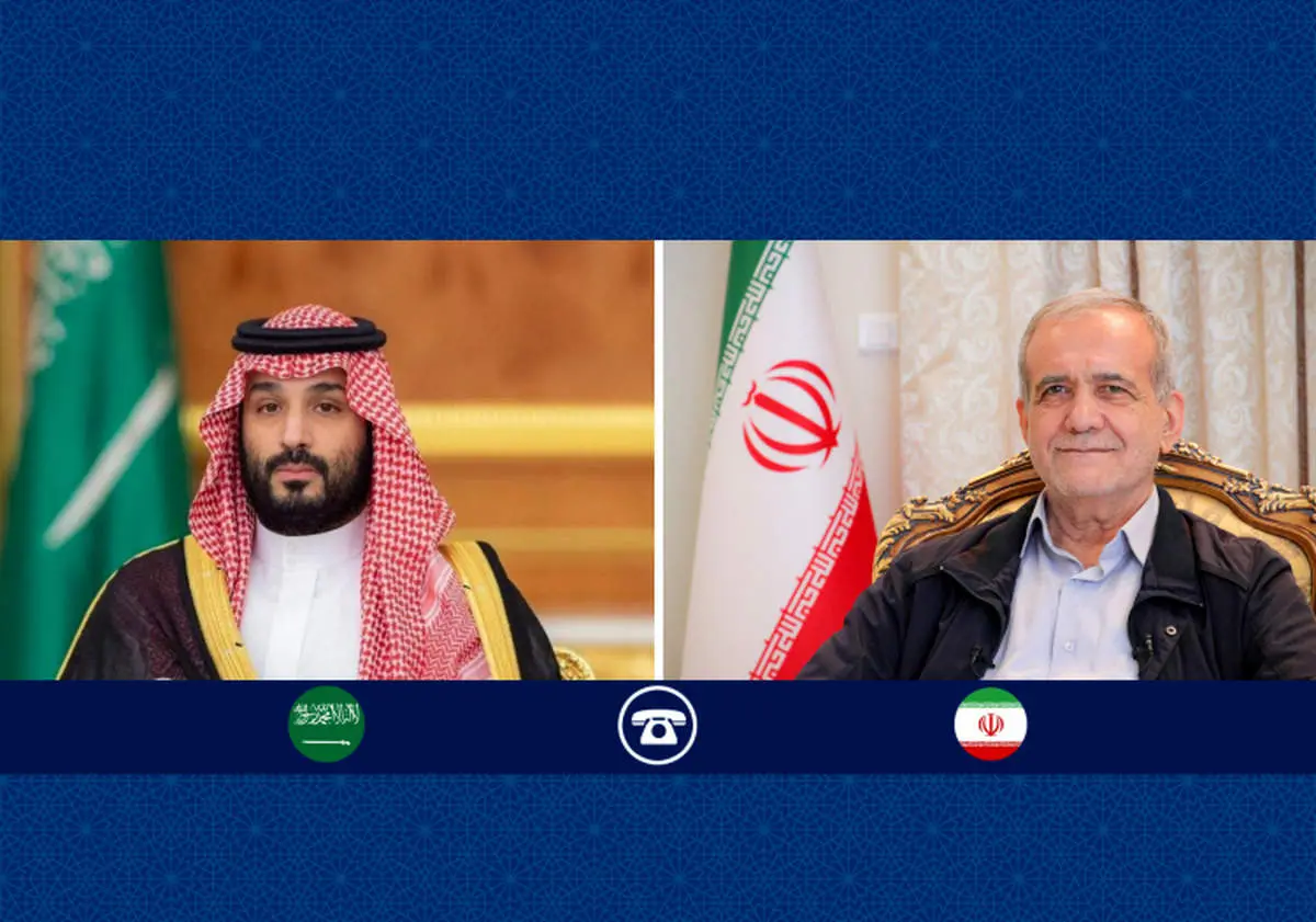 پزشکیان: از زحمات دولت عربستان در برگزاری کنگره عظیم حج قدردانی میکنیم/ محمد بن سلمان: گامهای برداشته شده در تقویت مناسبات دو کشور مهم و ارزشمند است