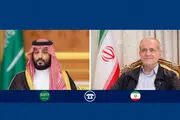 پزشکیان: از زحمات دولت عربستان در برگزاری کنگره عظیم حج قدردانی می‌کنیم/ محمد بن سلمان: گام‌های برداشته شده در تقویت مناسبات دو کشور مهم و ارزشمند است 