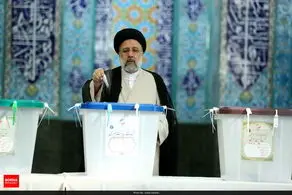 حجت‌الاسلام رییسی آرای خود را در شهرری به صندوق انداخت