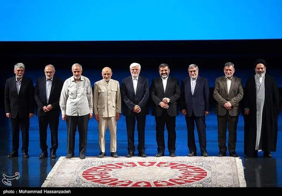 وزرای روحانی، خاتمی و احمدی نژاد در یک قاب + ببینید 
