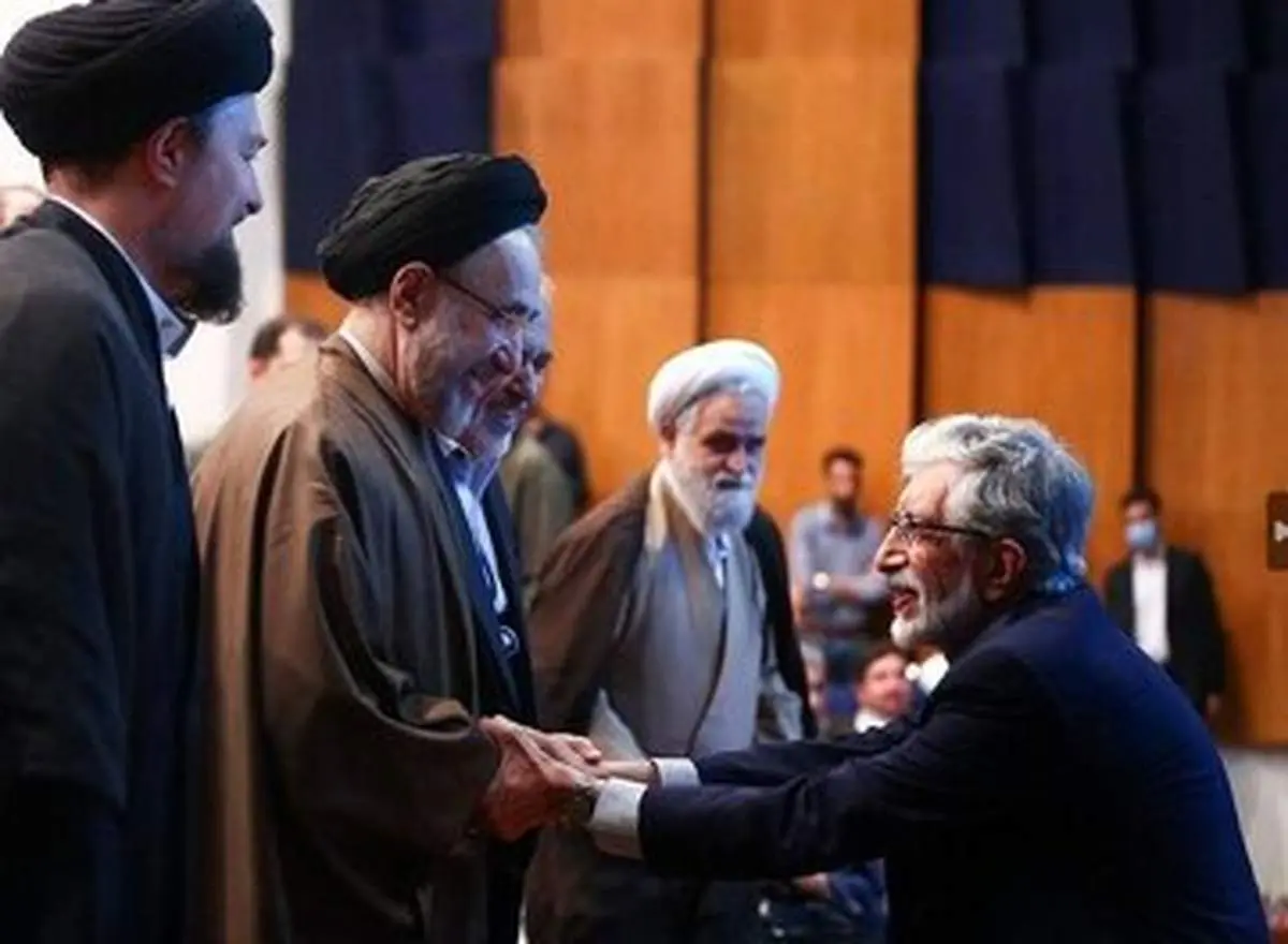 حداد درباره انتشار عکسش با خاتمی سکوت نکرد!