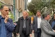 حسن روحانی در مراسم ترحیم همسر رئیس دیوان عالی کشور + ببینید 