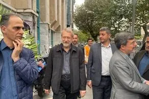 حسن روحانی در مراسم ترحیم همسر رئیس دیوان عالی کشور + ببینید 
