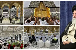  قرائت پیام رهبری به حجاج بیت‌الله‌الحرام در صحرای عرفات 