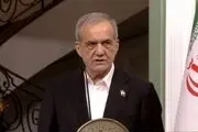 استقبال رسمی از پزشکیان در مسقط| 21 گلوله توپ شلیک شد