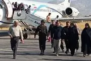فاطمه مهاجرانی برای بررسی تردد زائرین به ایلام رفت 