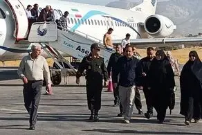 فاطمه مهاجرانی برای بررسی تردد زائرین به ایلام رفت 