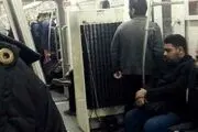 حمل یخچال در مترو تهران! + عکس