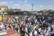 مراسم ترحیم صابر کاظمی در آق‌قلا برگزار شد