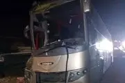 برخورد مرگبار اتوبوس با تریلی در کازرون + جزییات 