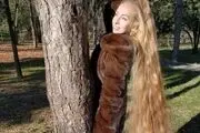 دختری که 28 سال است موهایش را کوتاه نکرده +عکس