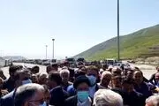 رئیسی به پایانه مرزی رفت 